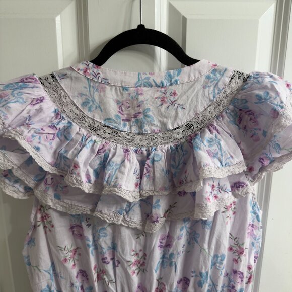 LoveShackFancy x Target LSF Light Purple Lou Mini Sun Dress 100% Cotton L Large - Picture 12 of 16